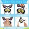 Spring Flying Butterfly Activity Craft Kit with 12 Wind Up Butterflies and 12 Color Pens DIY Toys for Kids' Parties School Activities and Parent-Child Fun